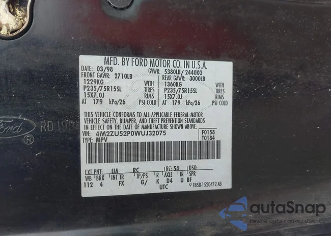 4M2ZU52P0WUJ32075: 42861133