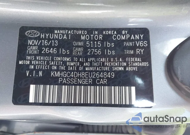 KMHGC4DH8EU264849: 42861153