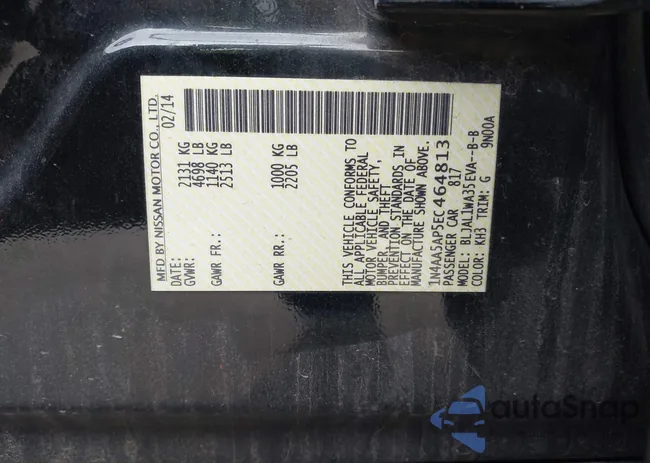 1N4AA5AP5EC464813: 42861305