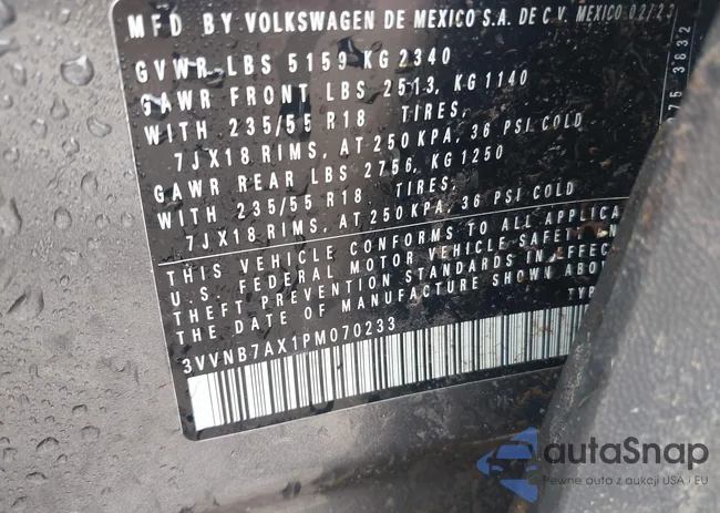 3VVNB7AX1PM070233: 42860552