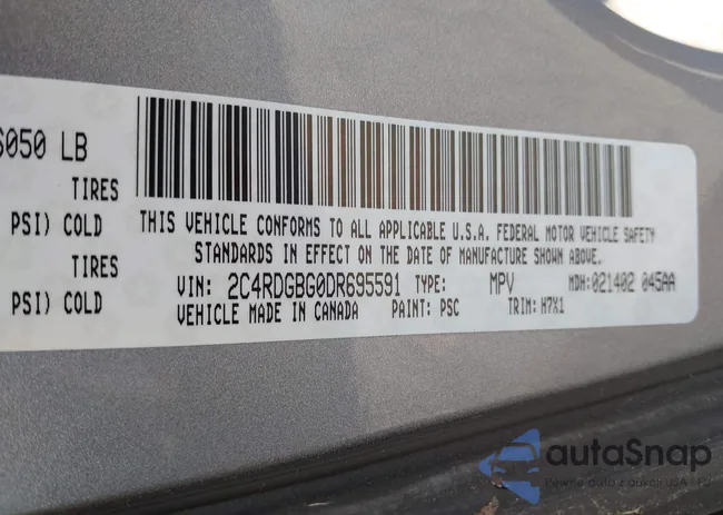 2C4RDGBG0DR695591: 42862065