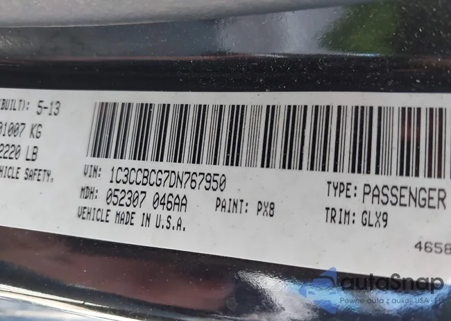 1C3CCBCG7DN767950: 42862175