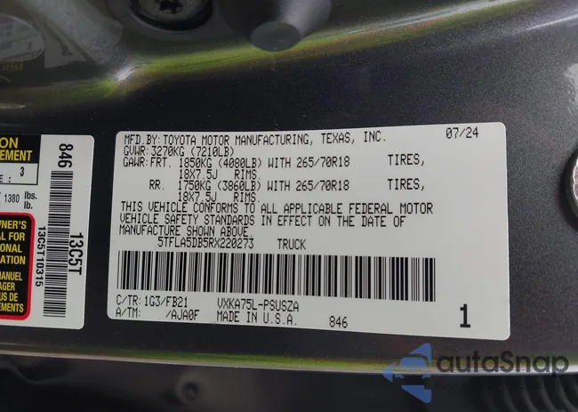 5TFLA5DB5RX220273: 42861493