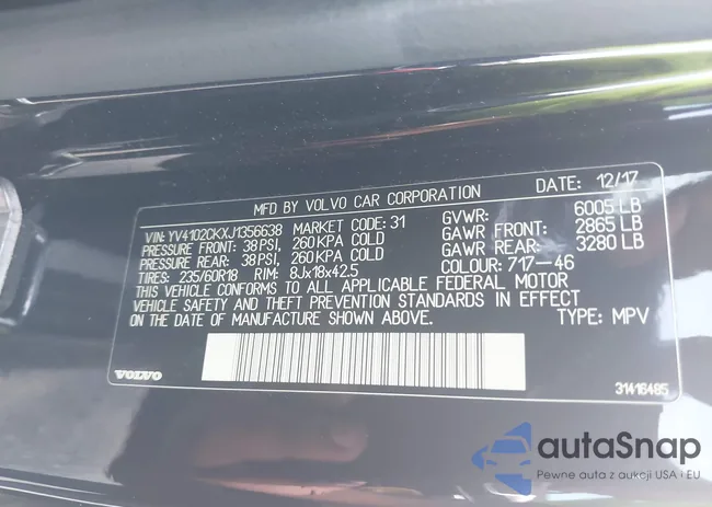 YV4102CKXJ1356638: 42861619