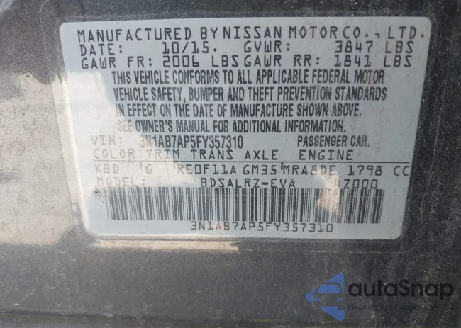 3N1AB7AP5FY357310: 42862846