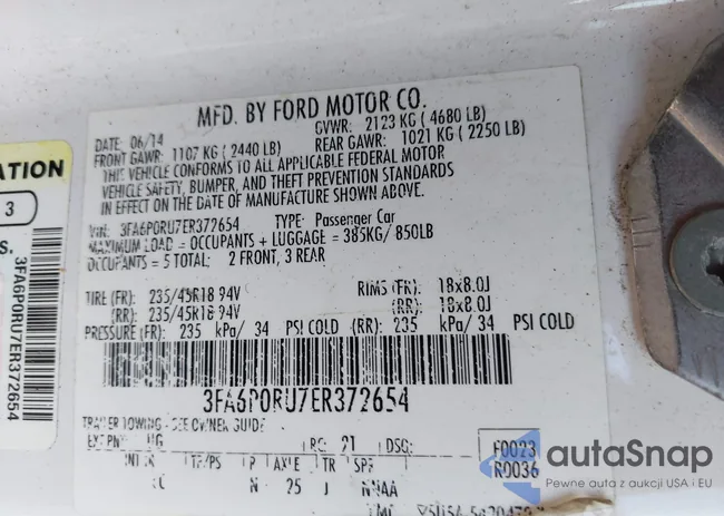 3FA6P0RU7ER372654: 42862909