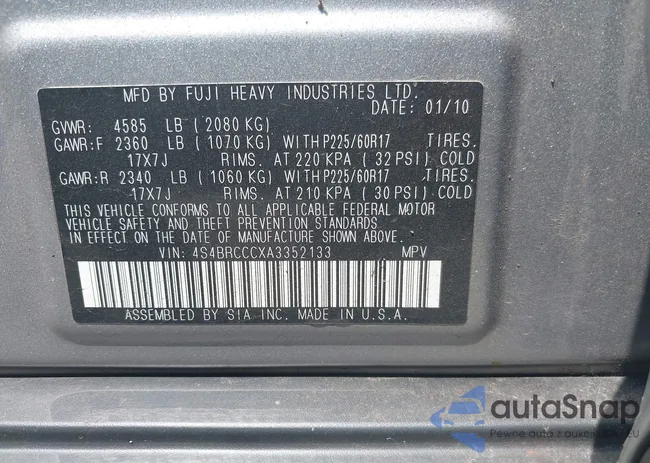 4S4BRCCCXA3352133: 42862989