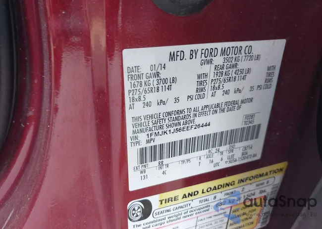 1FMJK1J56EEF26444: 42863006