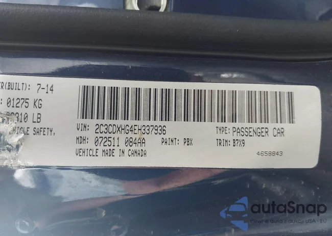 2C3CDXHG4EH337936: 42863025