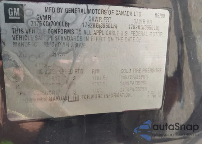 2GCEK13J381325221: 42863053