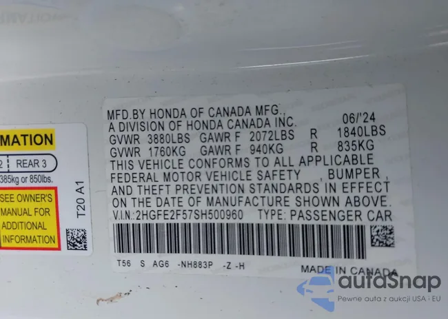 2HGFE2F57SH500960: 42863099