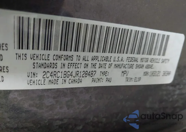 2C4RC1BG4JR128487: 42863117