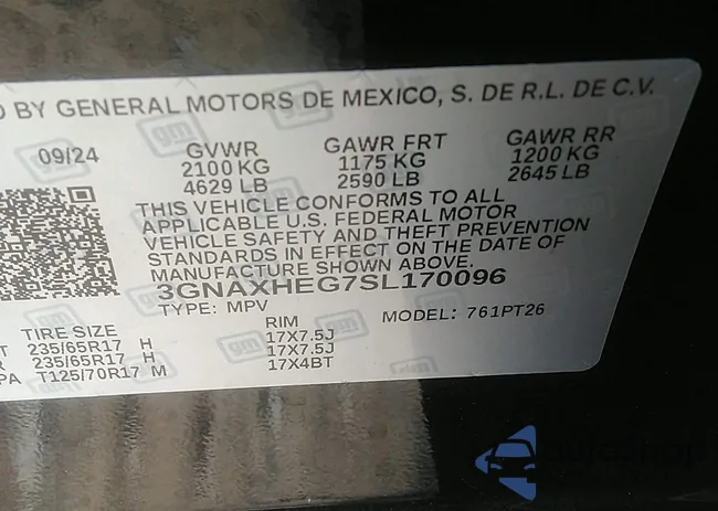 3GNAXHEG7SL170096: 42863360