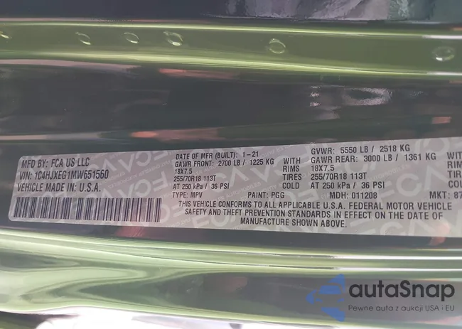 1C4HJXEG1MW651560: 42862686