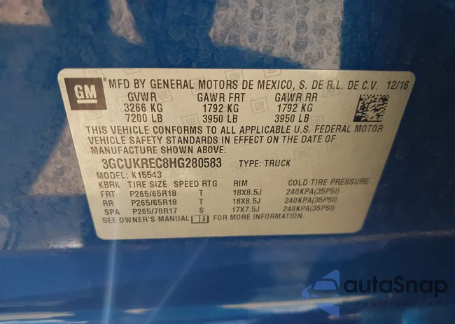 3GCUKREC8HG280583: 42862807