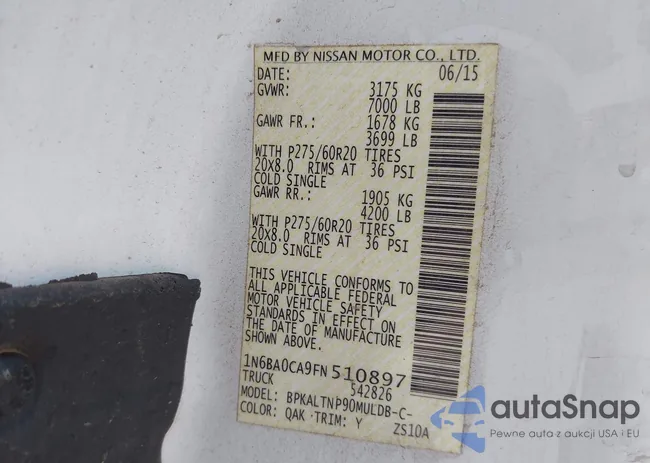 1N6BA0CA9FN510897: 42864085