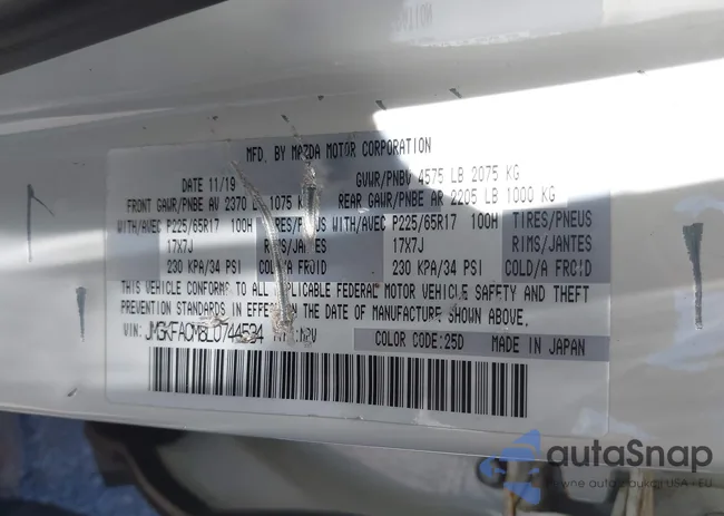 JM3KFACM8L0744534: 42864231