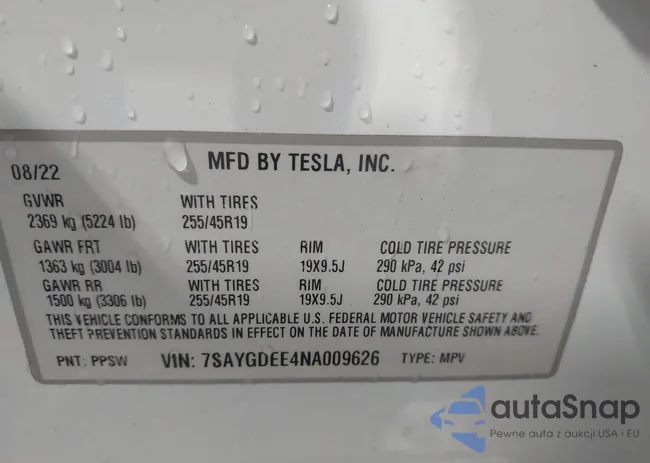 7SAYGDEE4NA009626: 42863489