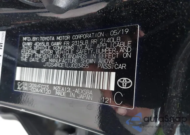 JTDS4RCE1LJ023455: 42863532