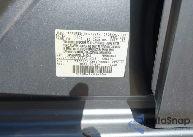 3N1AB6AP6AL641044: 42863733