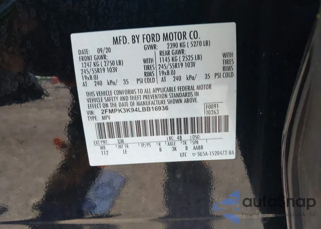 2FMPK3K94LBB16936: 42865033