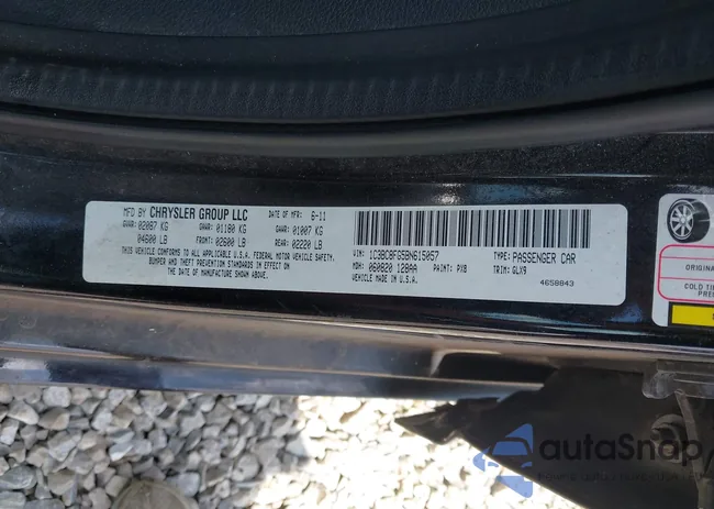 1C3BC8FG5BN615057: 42865145