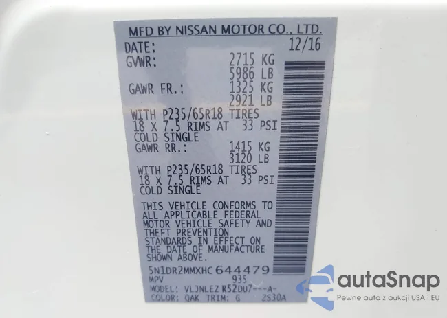 5N1DR2MMXHC644479: 42864593