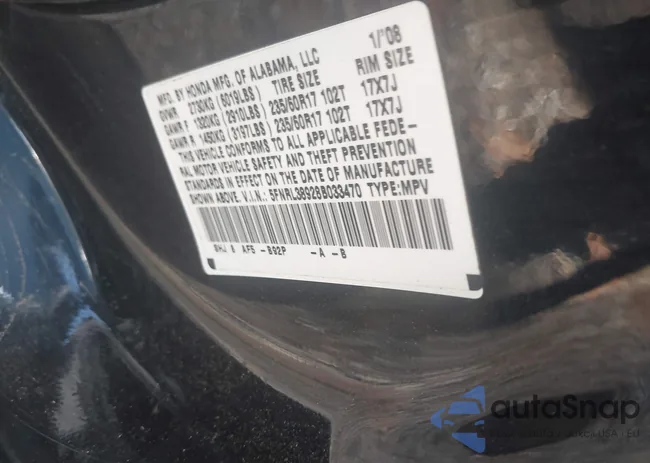 5FNRL38928B033470: 42865831