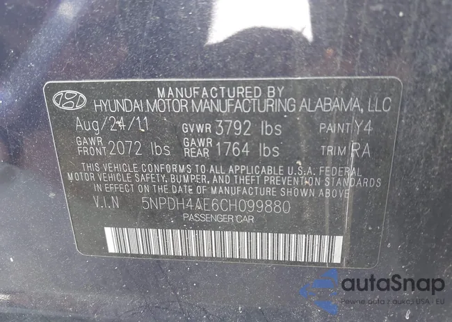 5NPDH4AE6CH099880: 42865869