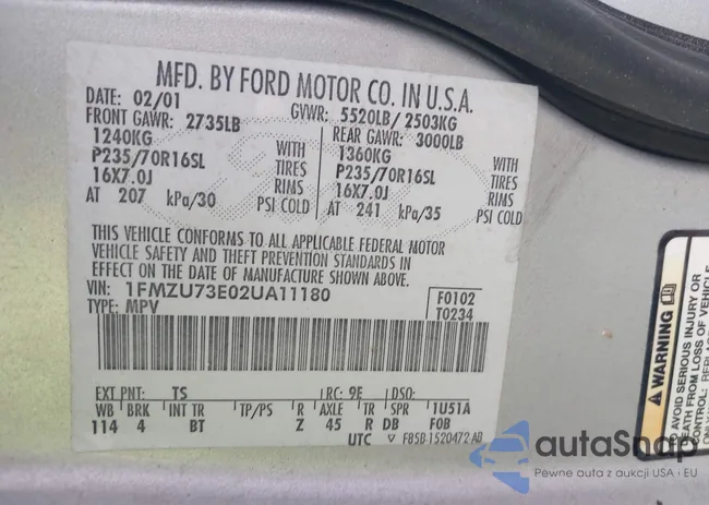 1FMZU73E02UA11180: 42866218