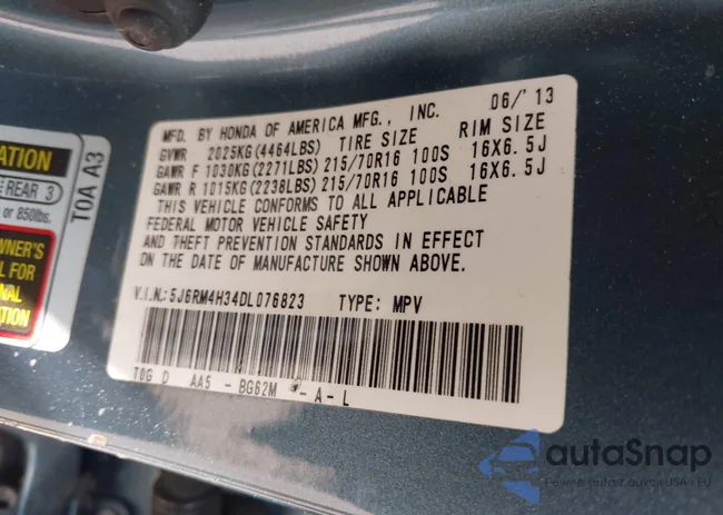 5J6RM4H34DL076823: 42865675