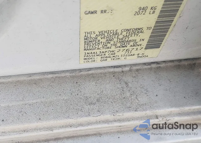 1N4AL3AP7HC276717: 42867129