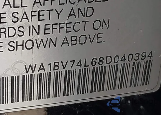 WA1BV74L68D040394: 42867312
