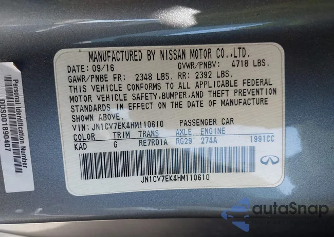 JN1CV7EK4HM110610: 42866469