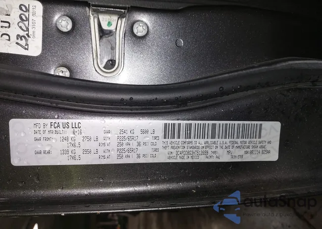 3C4PDDBG3HT512659: 42866742