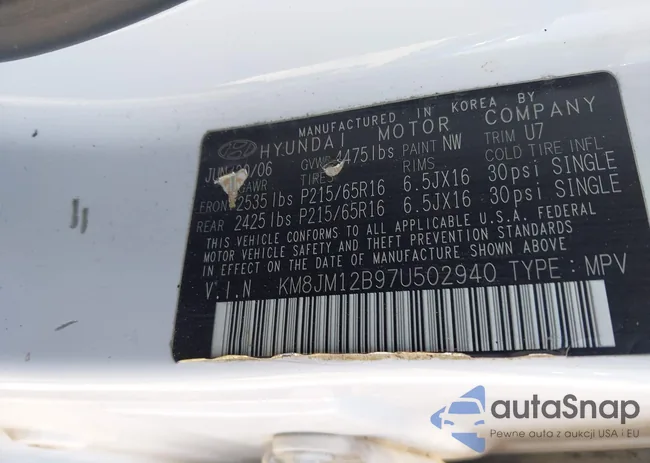 KM8JM12B97U502940: 42866774