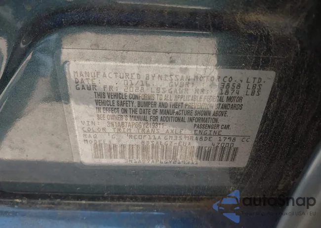 3N1AB7AP6GY219311: 42868103