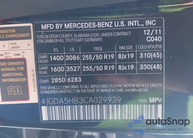 4JGDA5HB3CA029939: 42868809