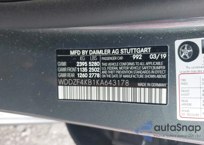 WDDZF4KB1KA643178: 42868877