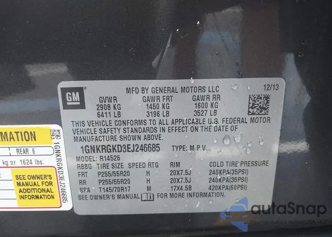 1GNKRGKD3EJ246685: 42869241