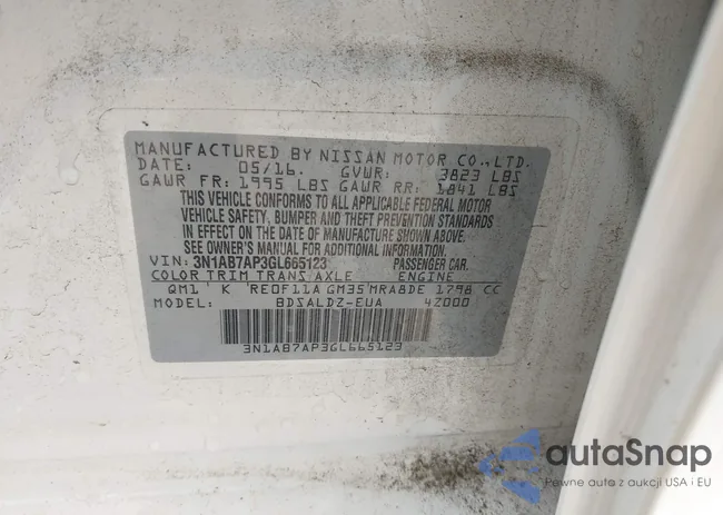 3N1AB7AP3GL665123: 42868512