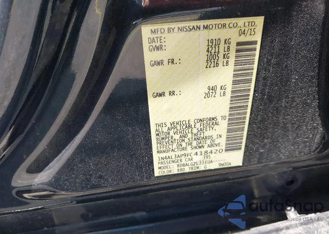 1N4AL3AP9FC418420: 42869937