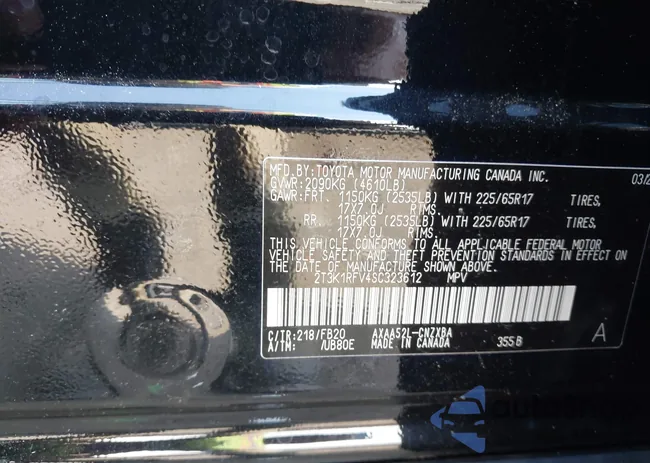 2T3K1RFV4SC323612: 42869954