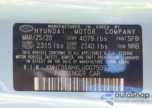 KMHT36AHXLU007509: 42869990