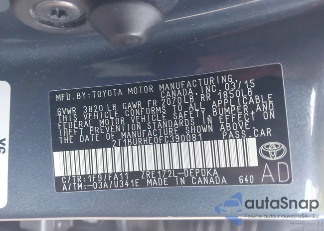 2T1BURHE0FC390081: 42870075