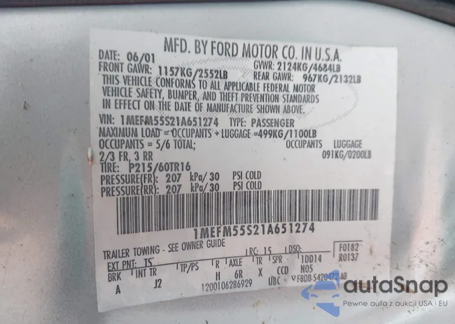 1MEFM55S21A651274: 42870796