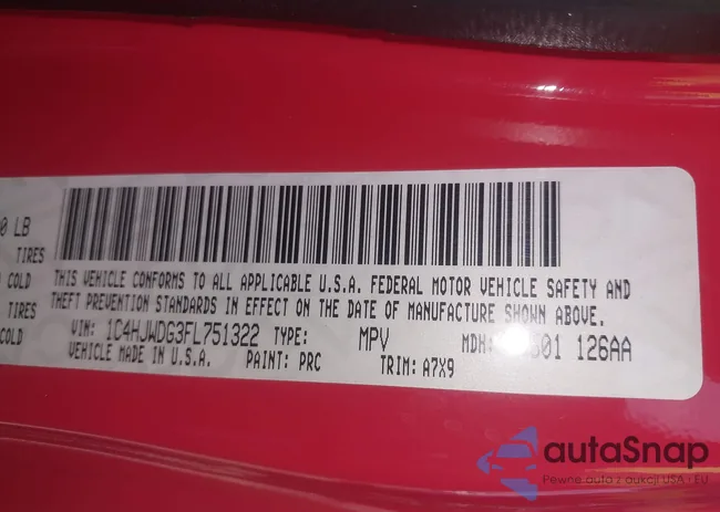 1C4HJWDG3FL751322: 42870837