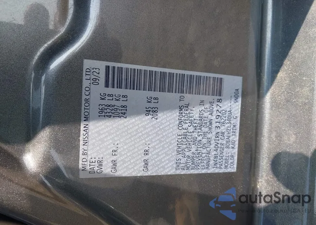 1N4BL4DV1RN319278: 42870976