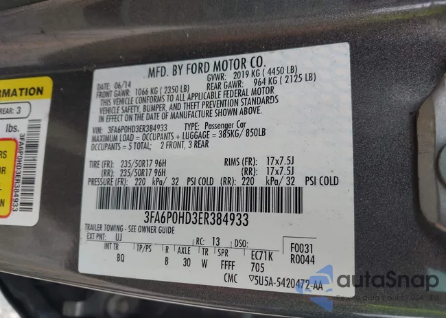 3FA6P0HD3ER384933: 42870977