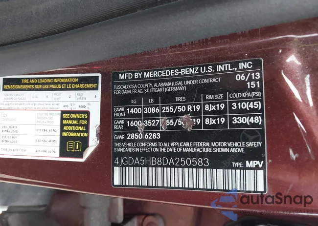 4JGDA5HB8DA250583: 42870987